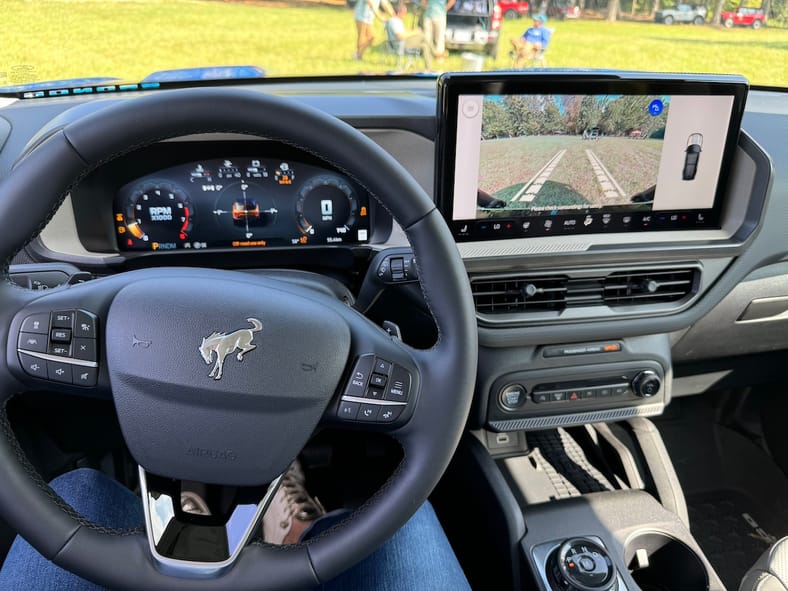 The View From The Driver'S Seat In The 2025 Ford Bronco Sport