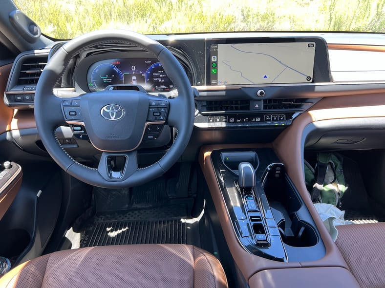 The View From The Driver'S Seat In The 2025 Toyota Crown Signia