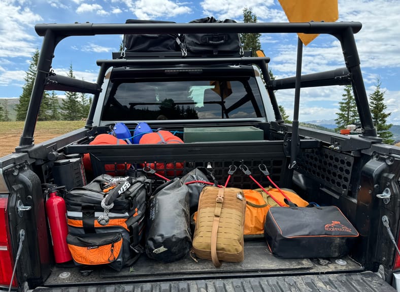 We Learned To Organize Our Gear In The Toyota Tacoma Overlanding Thanks To Ebay Motors