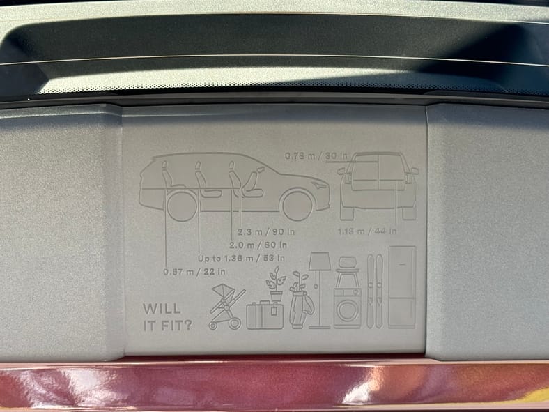 Will It Fit Graphic In The Volvo Ex90