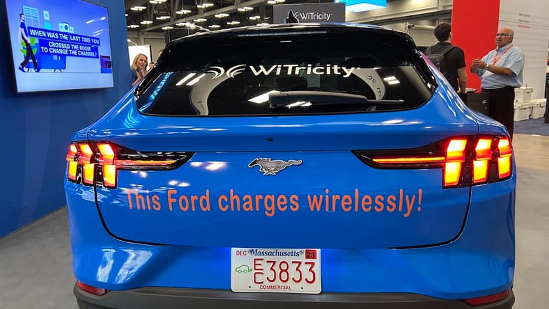 Witricity Oufitted This Mustang Mach E For Wireless Charging