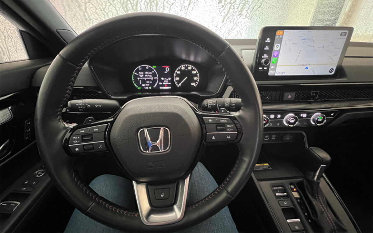 You Get A Semi-Digital Gauge Cluster, A 9-Inch Multimedia Screen And A Roomy Cubby Complete With A Large Wireless Charging Pad Up Front. Loved It. Photo By Allison Bell