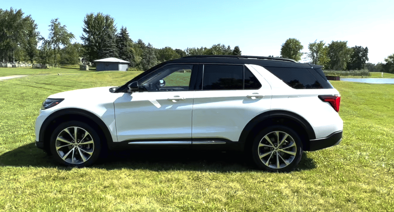 A Side View Of The 2025 Ford Explorer