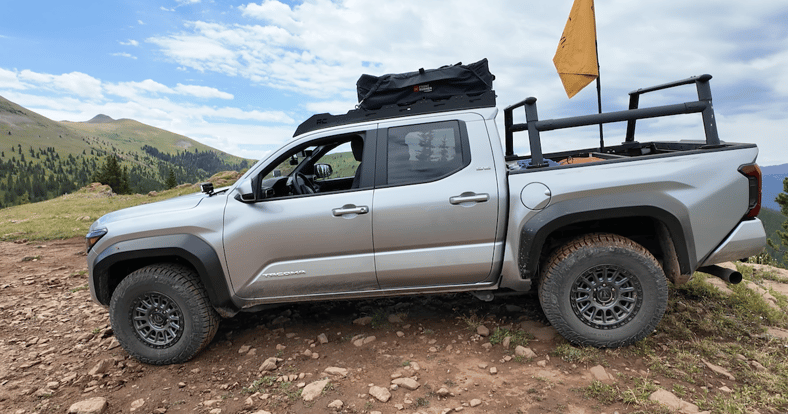 At The Top Of The Mountain For Overlanding In The Toyota Tacoma Thanks To Ebay Motors