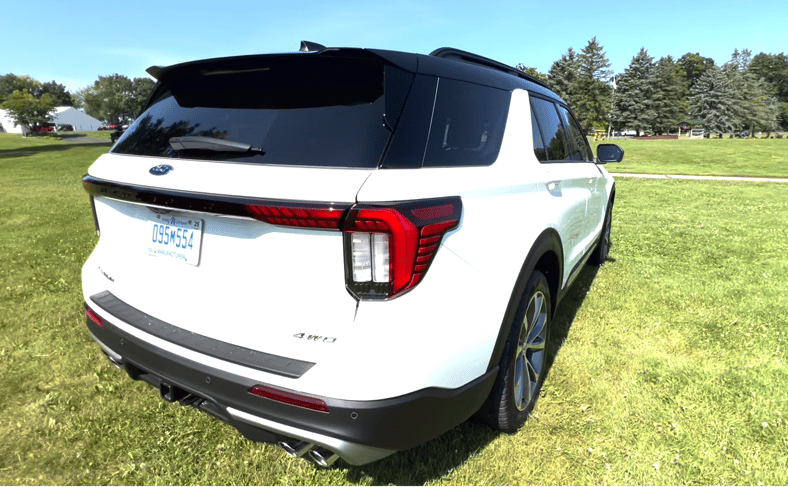 The Rear End Of The 2025 Ford Explorer