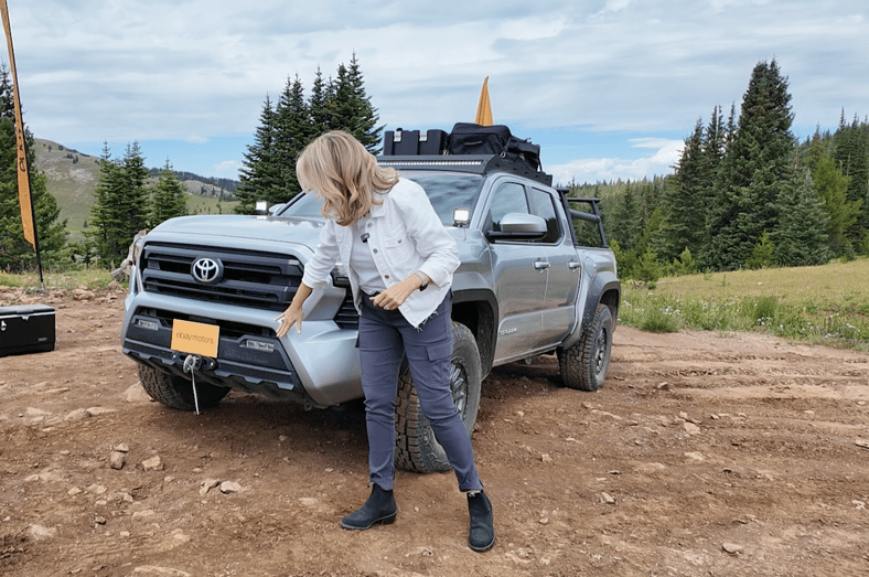 Toyota Tacoma Outfitted With A Winch